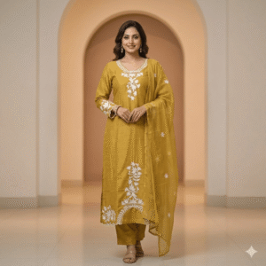 Salwar Suit  Mustard Grace Set