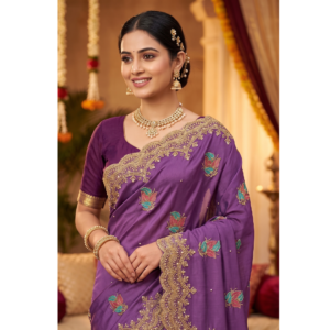 Embroidered Saree