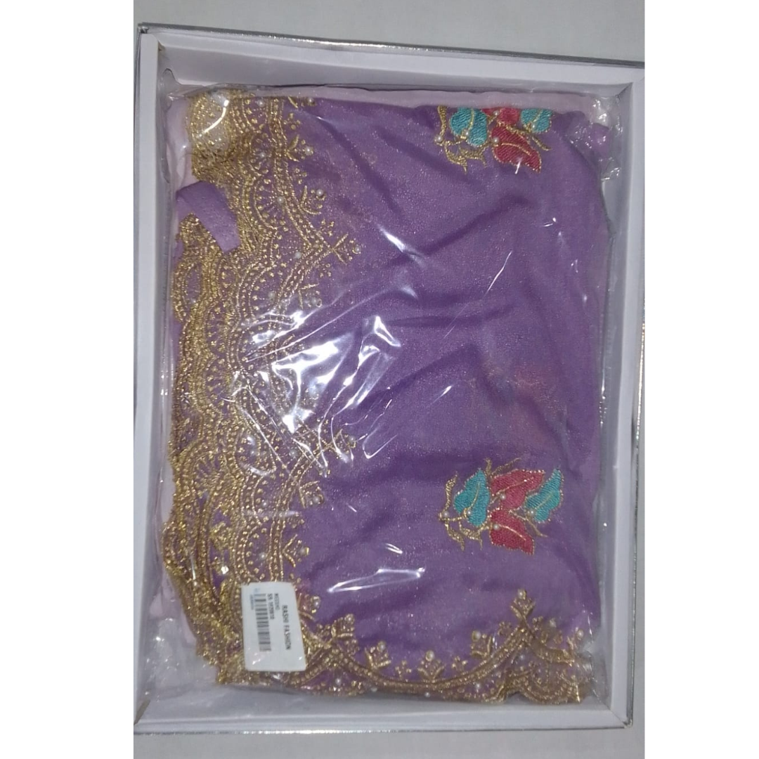 Embroidered Saree - Image 2