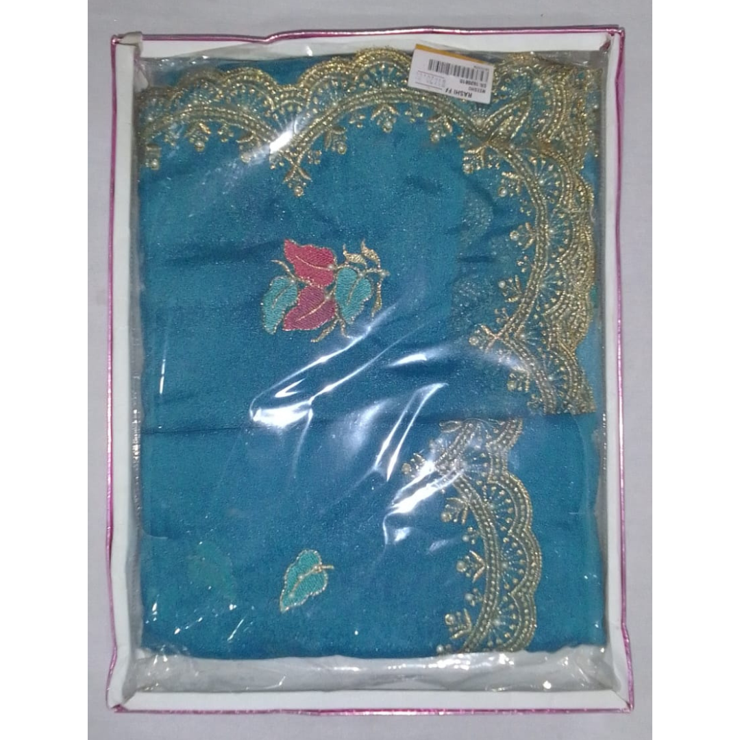 Embroidered Saree - Image 4