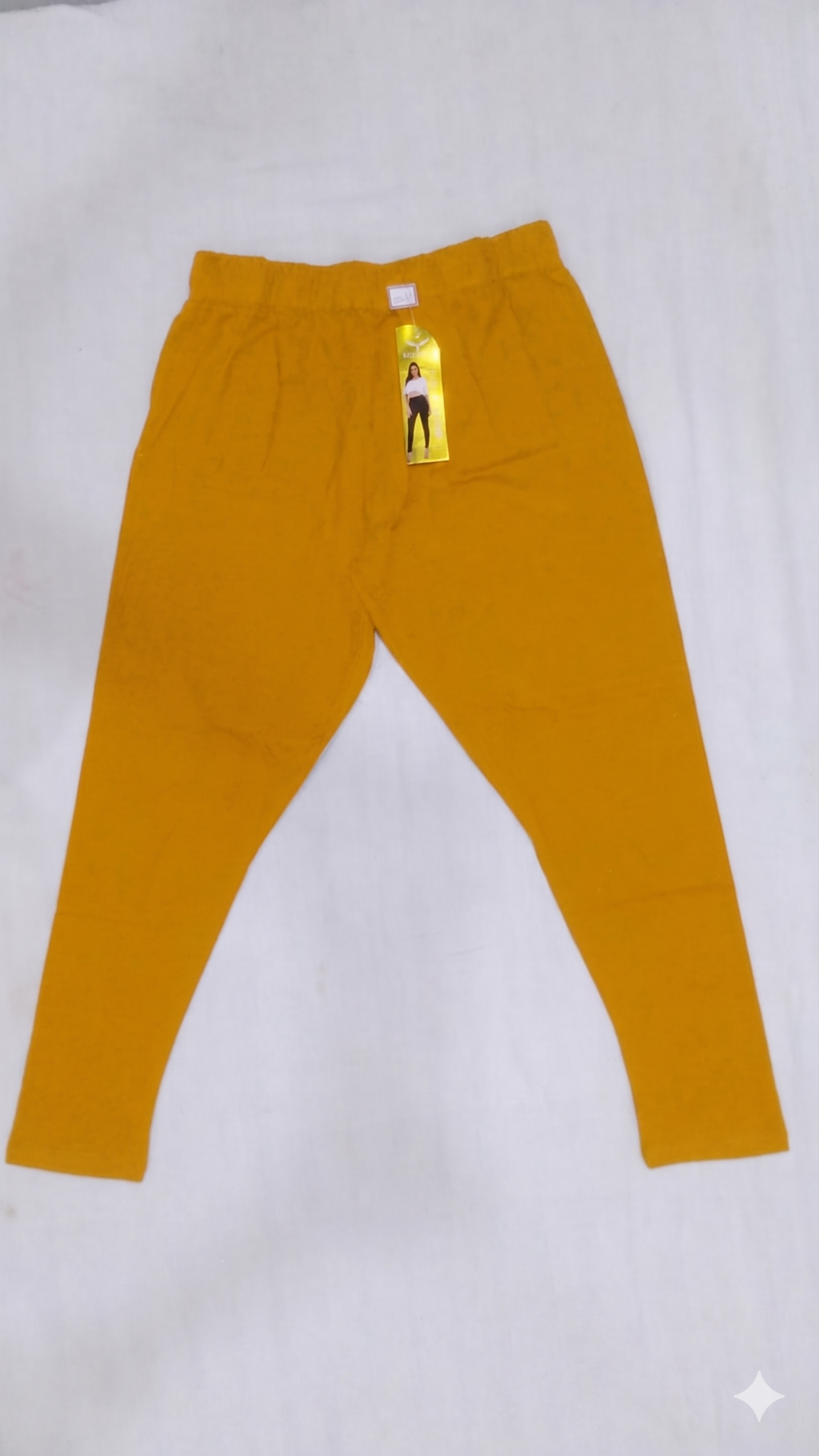 Length Cotton Stretch Pants - Image 3